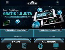 Tablet Screenshot of pokerboya.com